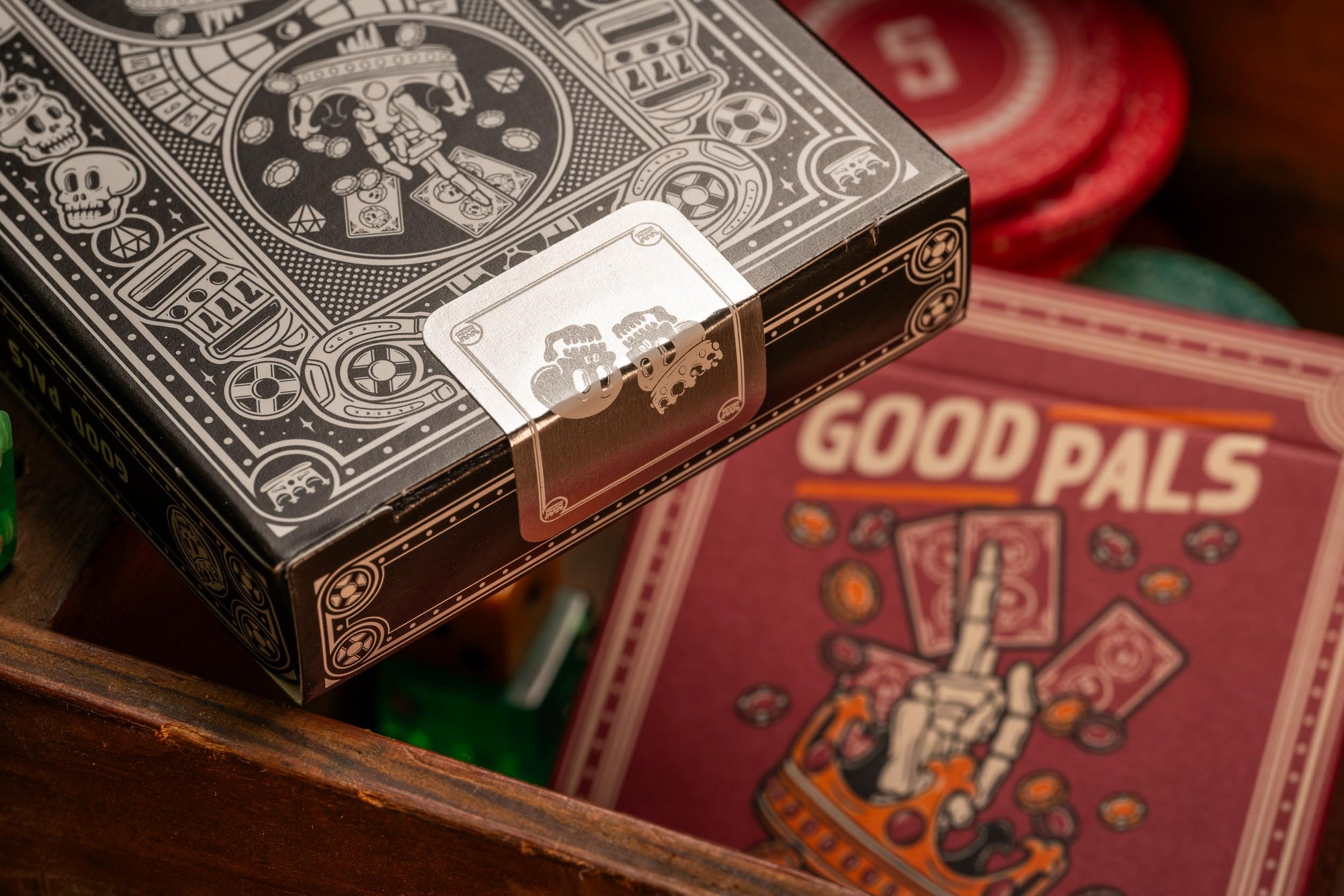 GILDED Silver Chancers V1 Playing Cards - Good Pals