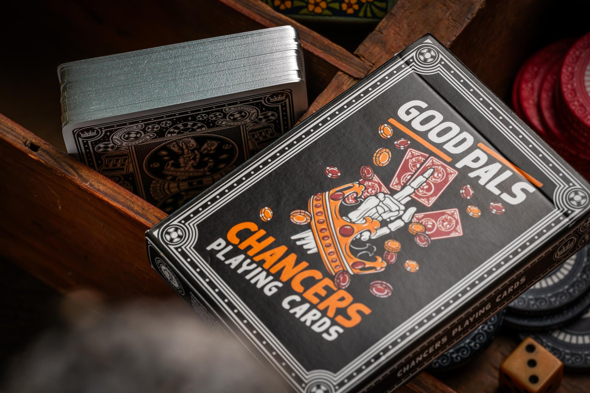 GILDED Silver Chancers V1 Playing Cards - Good Pals