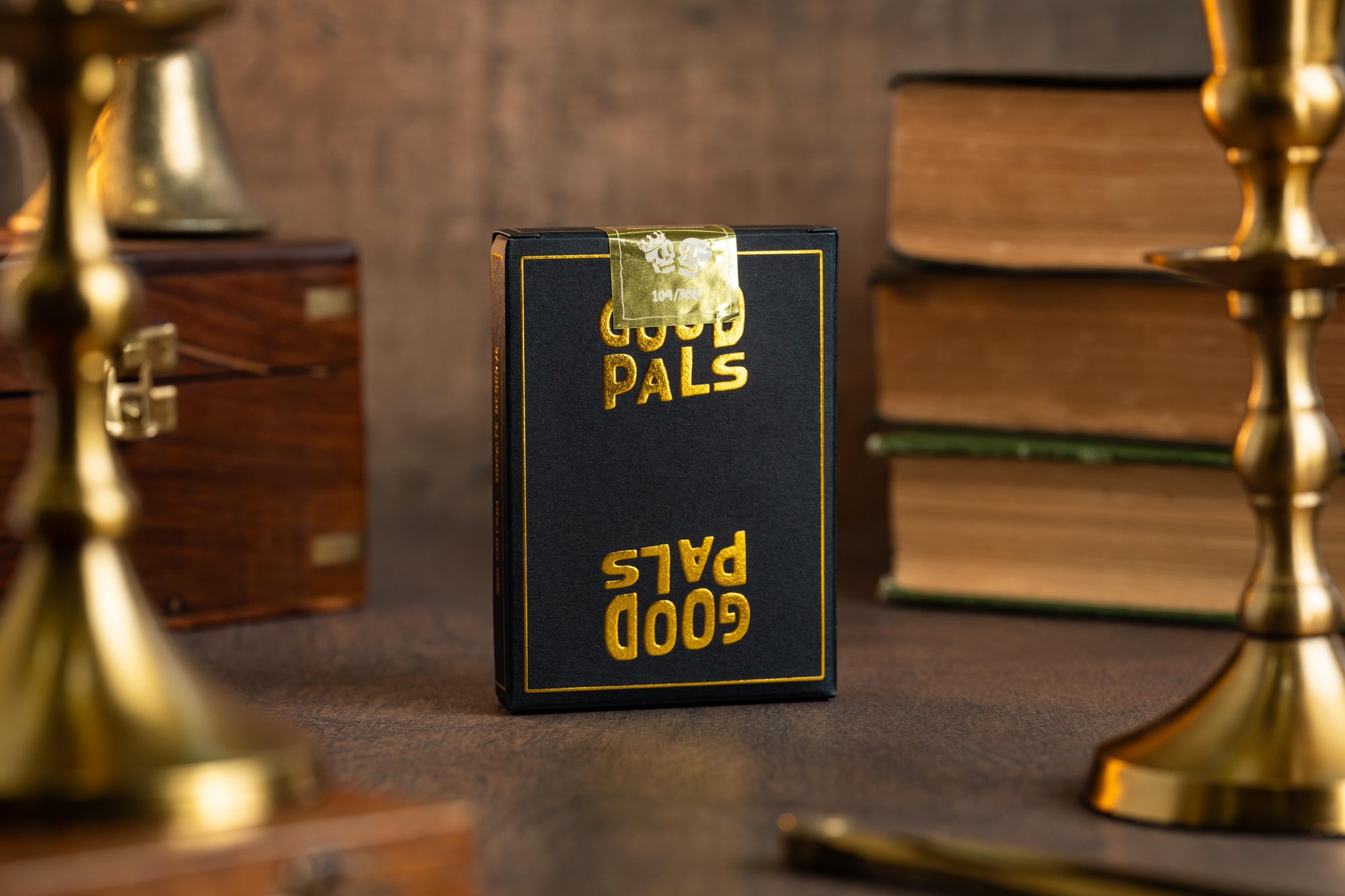 Good Pals Logo Playing Cards - Black & Gold Private Reserve