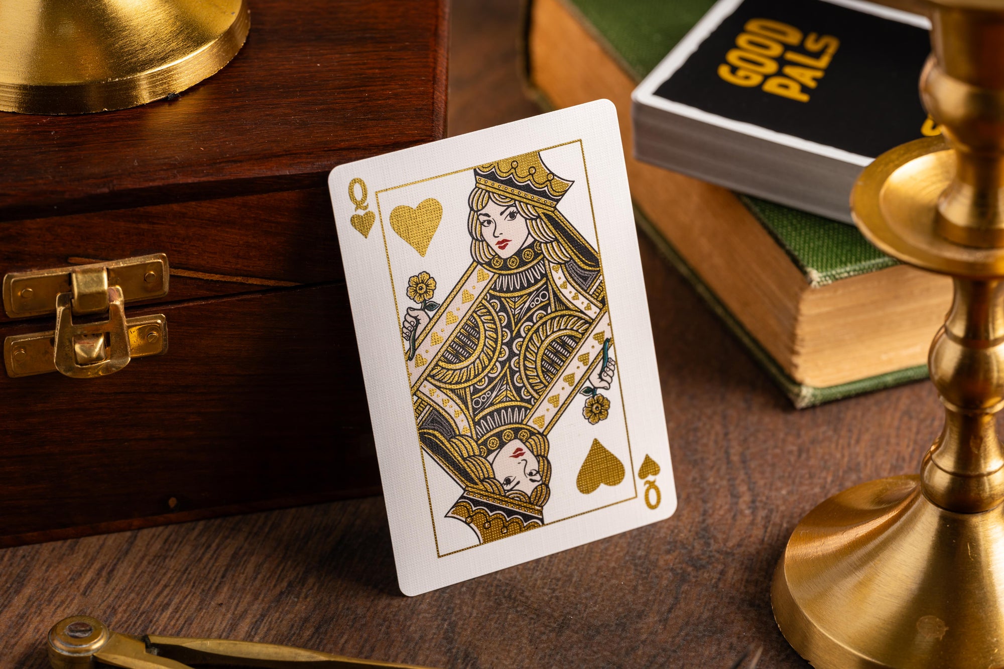 Good Pals Logo Playing Cards - Black & Gold Private Reserve
