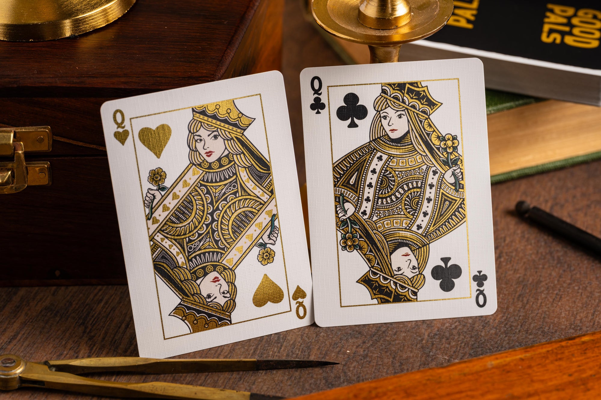 Good Pals Logo Playing Cards - Black & Gold Private Reserve
