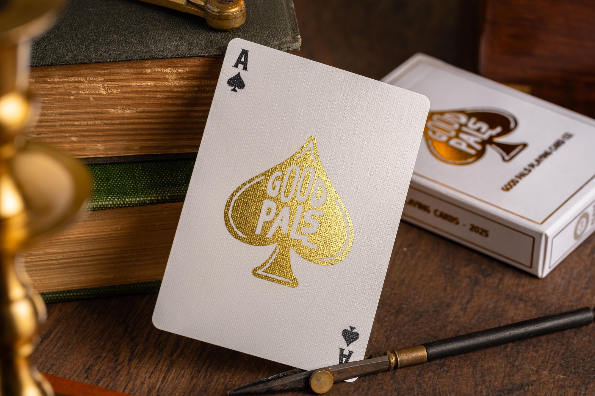 Good Pals Logo Playing Cards - Black & Gold Private Reserve
