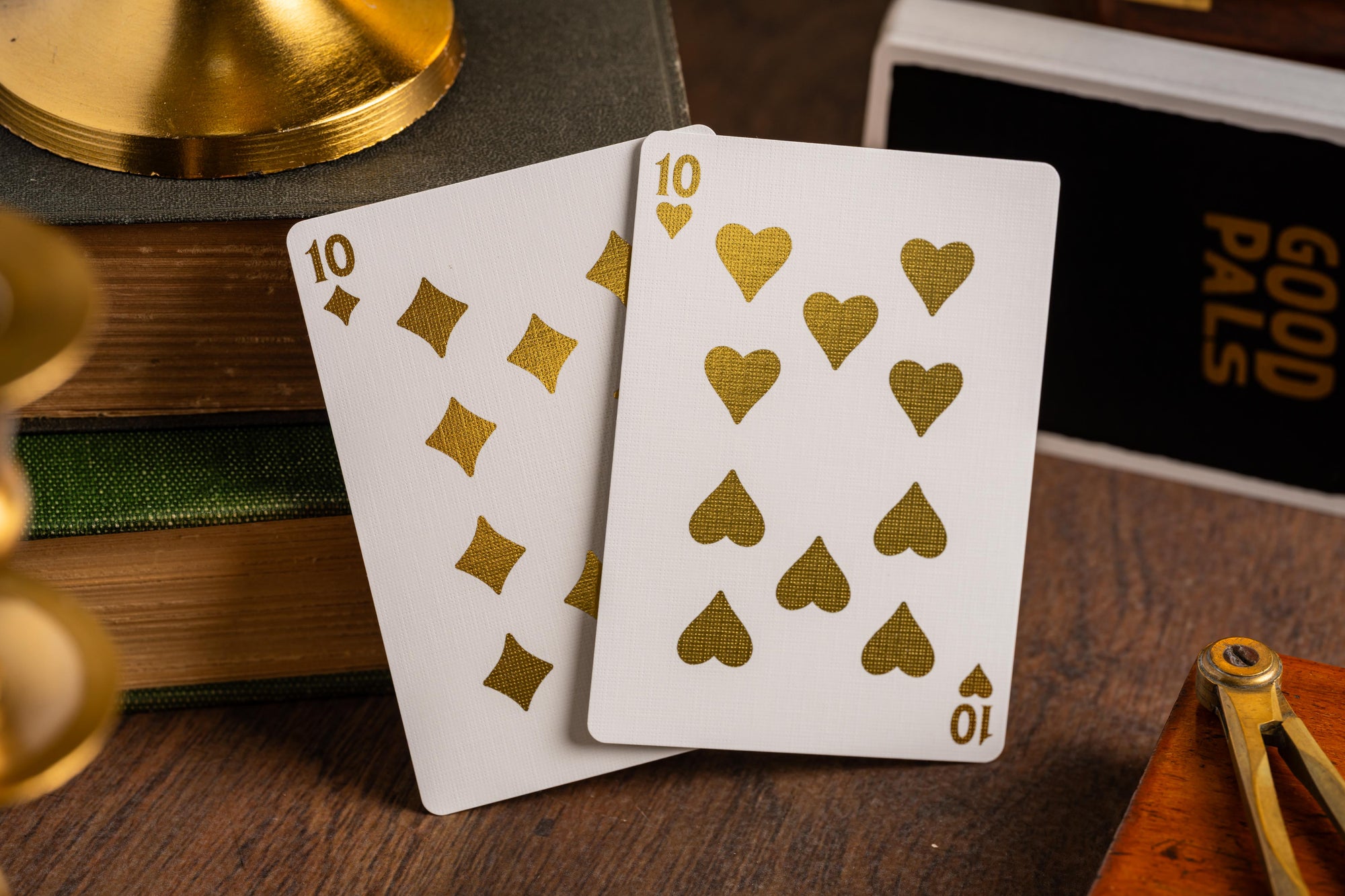 Good Pals Logo Playing Cards - Black & Gold Private Reserve