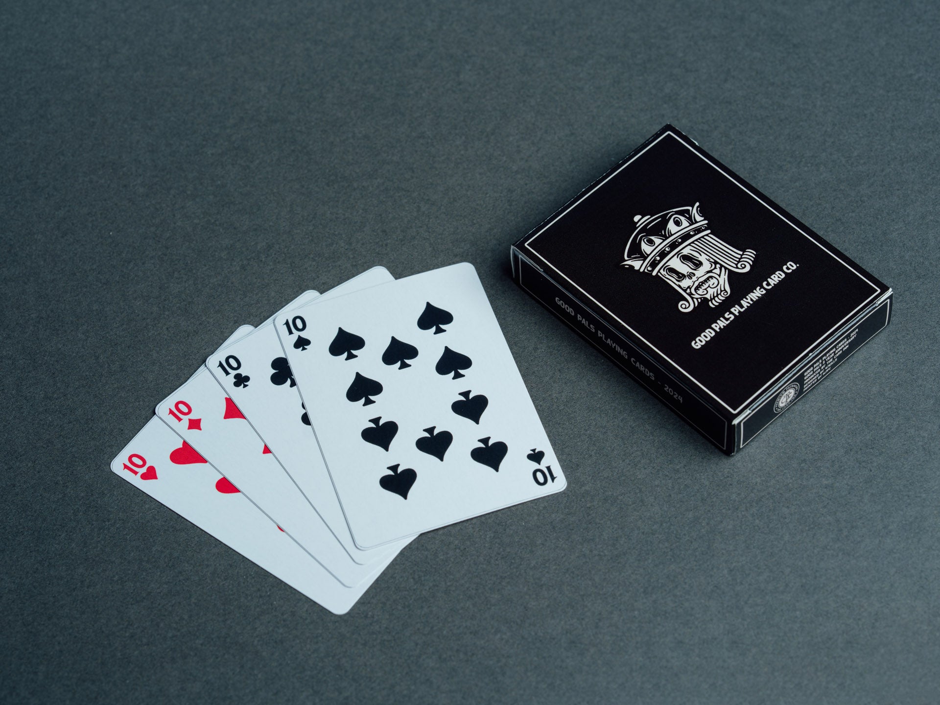 Good Pals King Logo Playing Cards (Black)