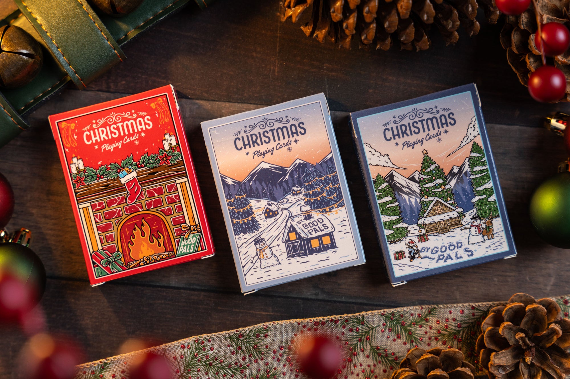 Good Pals Christmas Playing Cards