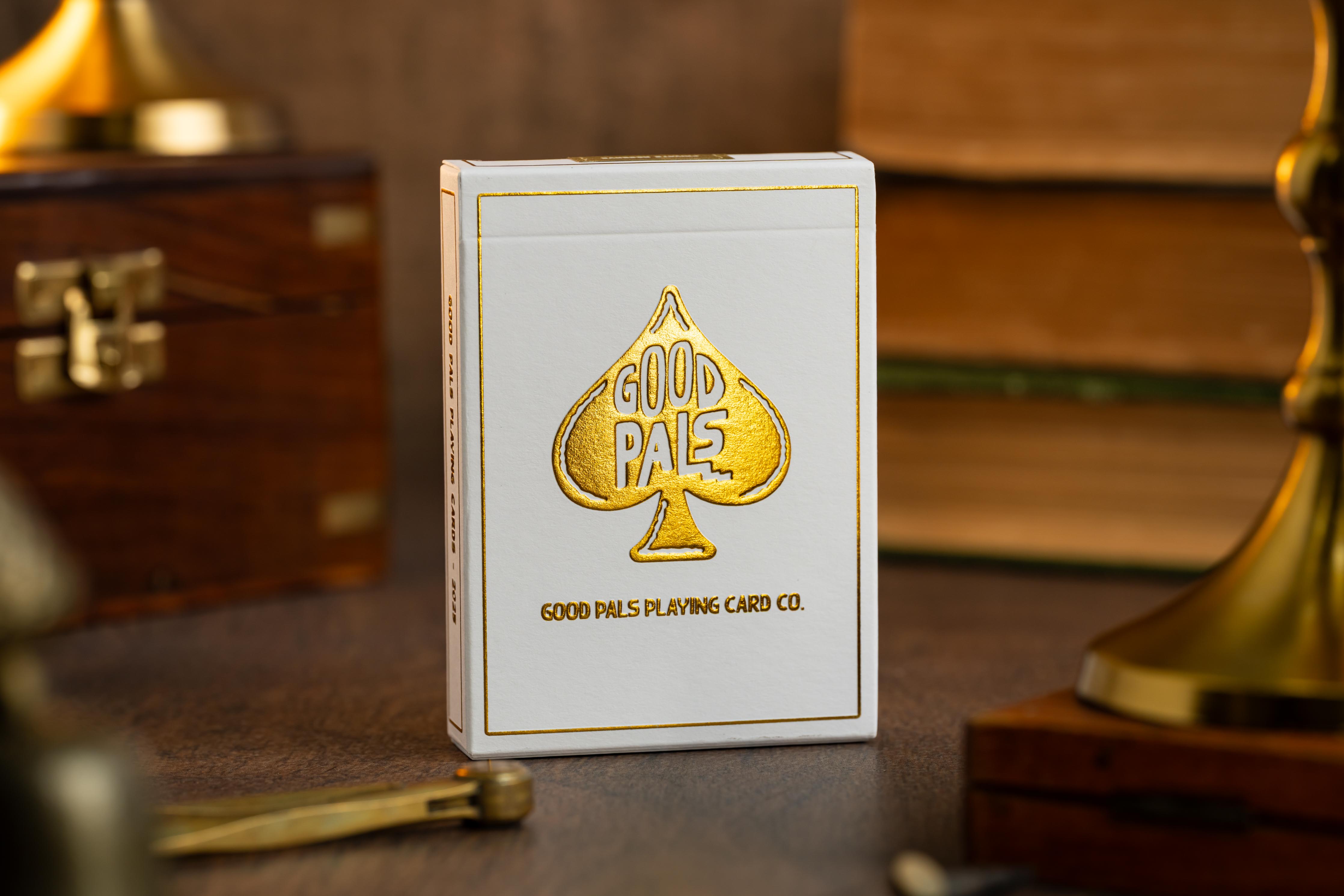 Good Pals Halloween Tales V1 GILDED Purple Playing Cards - Edition