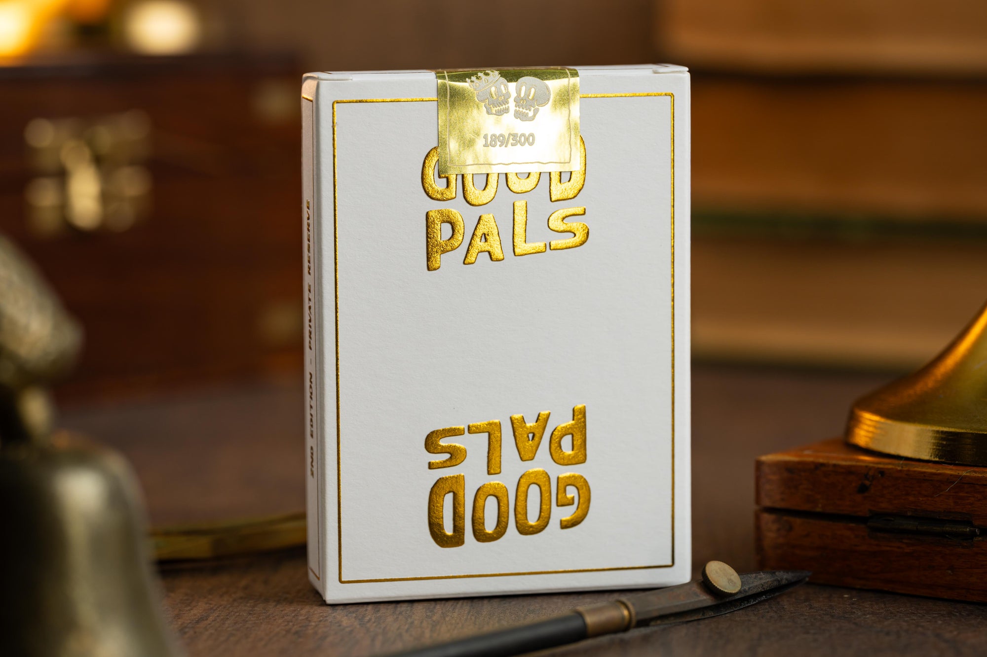 Good Pals Logo Playing Cards - Gold Foiled Private Reserve (GILDED Edition of 50)