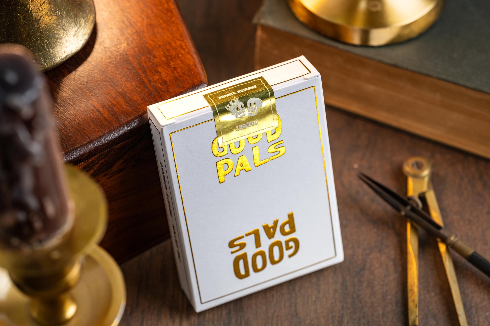 Good Pals Logo Playing Cards - Gold Foiled Private Reserve