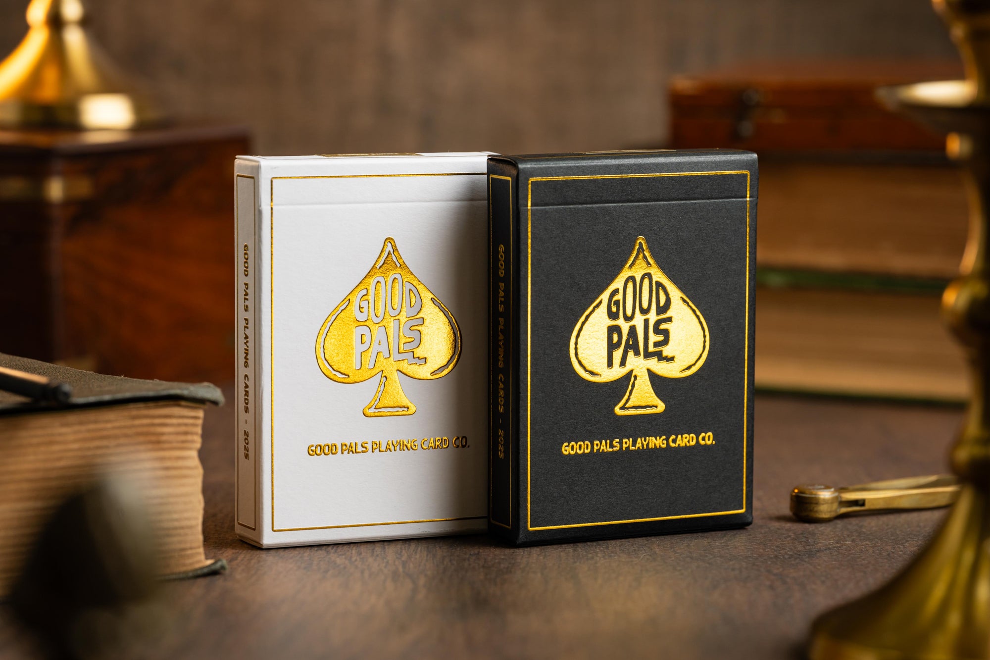 Good Pals Logo Playing Cards - Gold Foiled Private Reserve