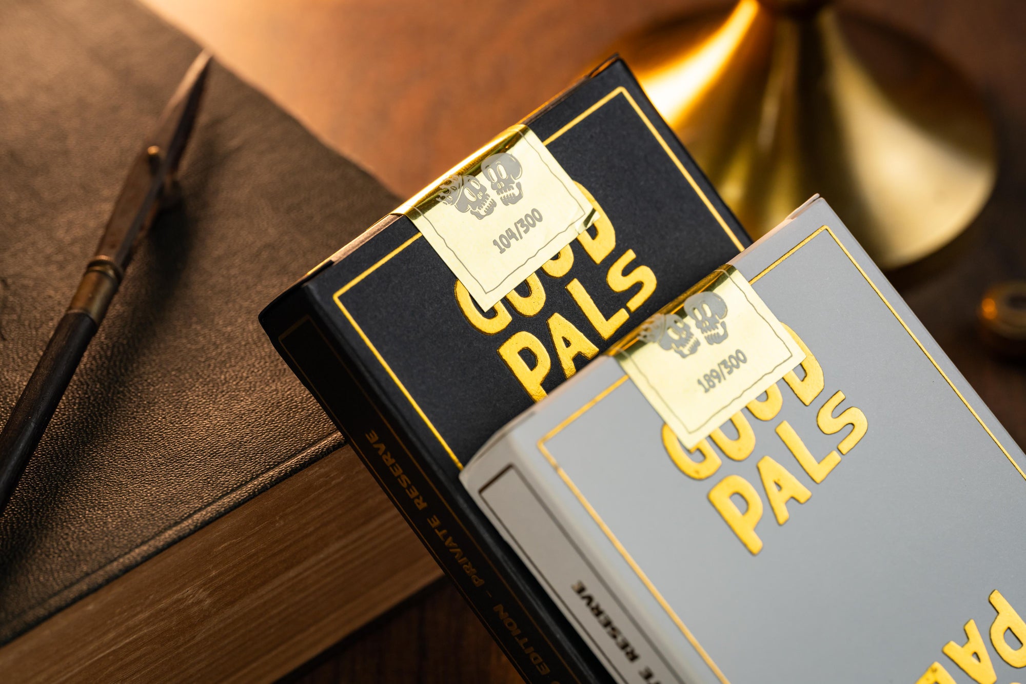 Good Pals Logo Playing Cards - Gold Foiled Private Reserve