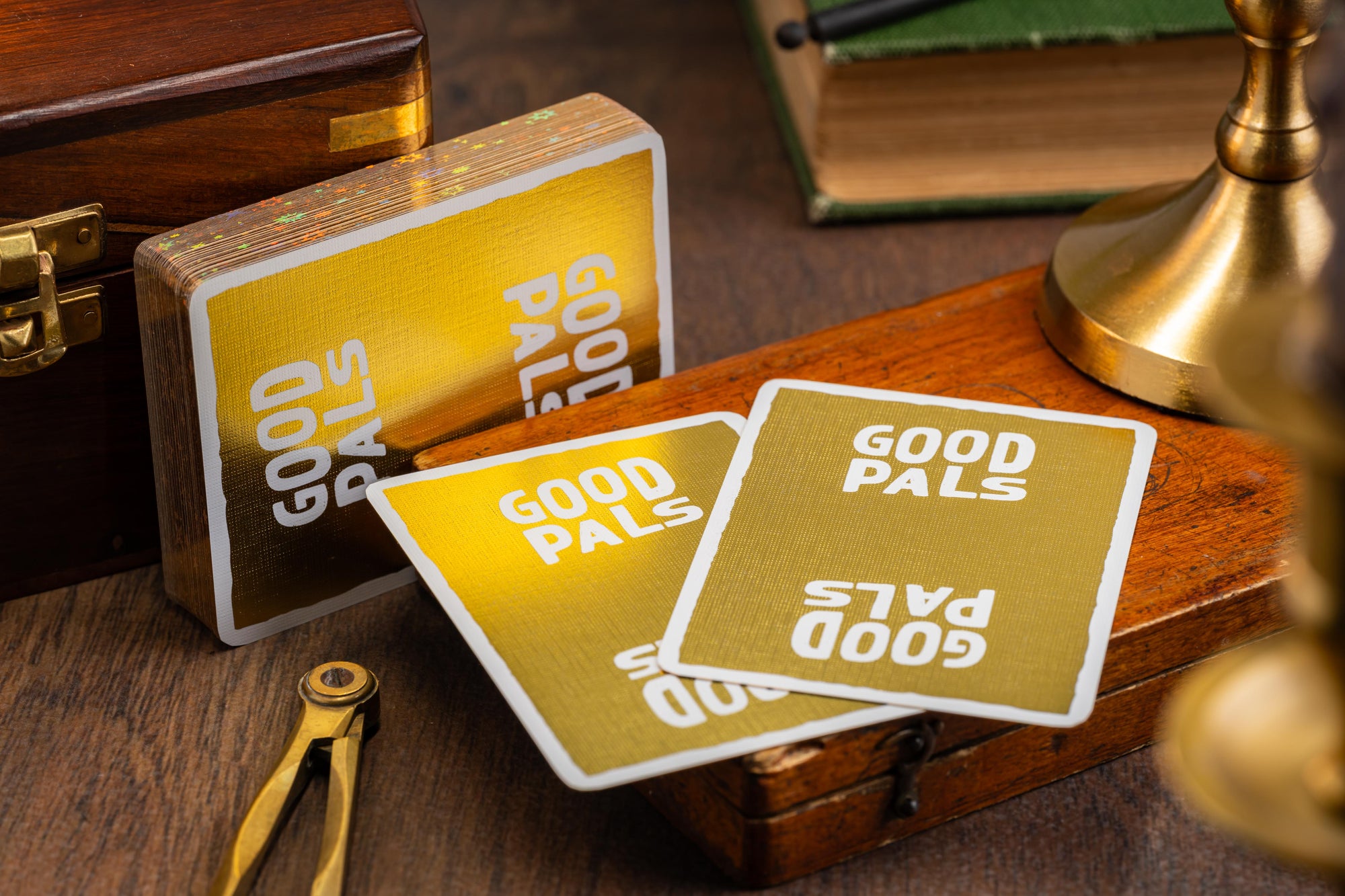 Good Pals Logo Playing Cards - GILDED Gold Foiled Private Reserve