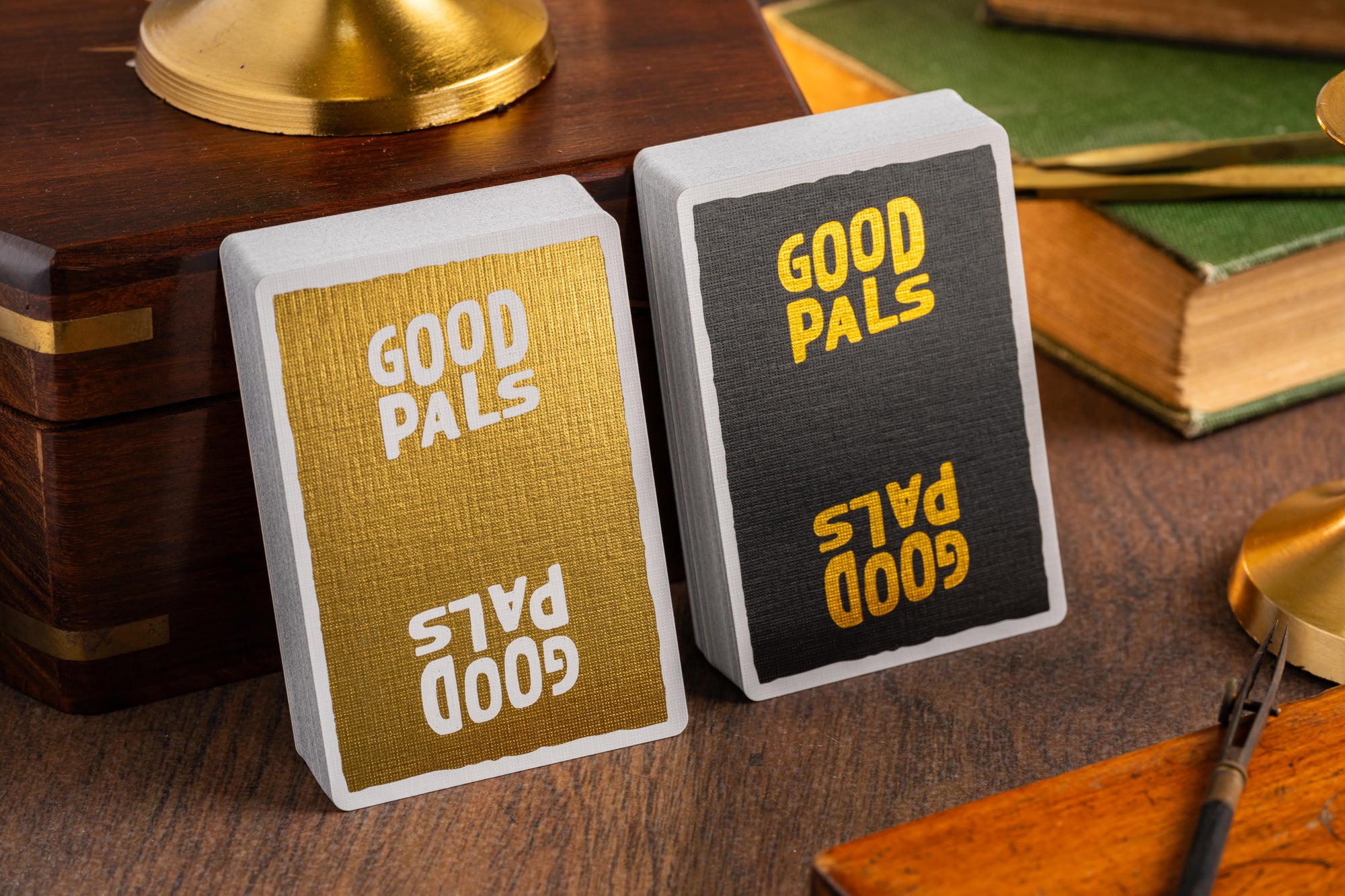 Good Pals Logo Playing Cards - Gold Foiled Private Reserve