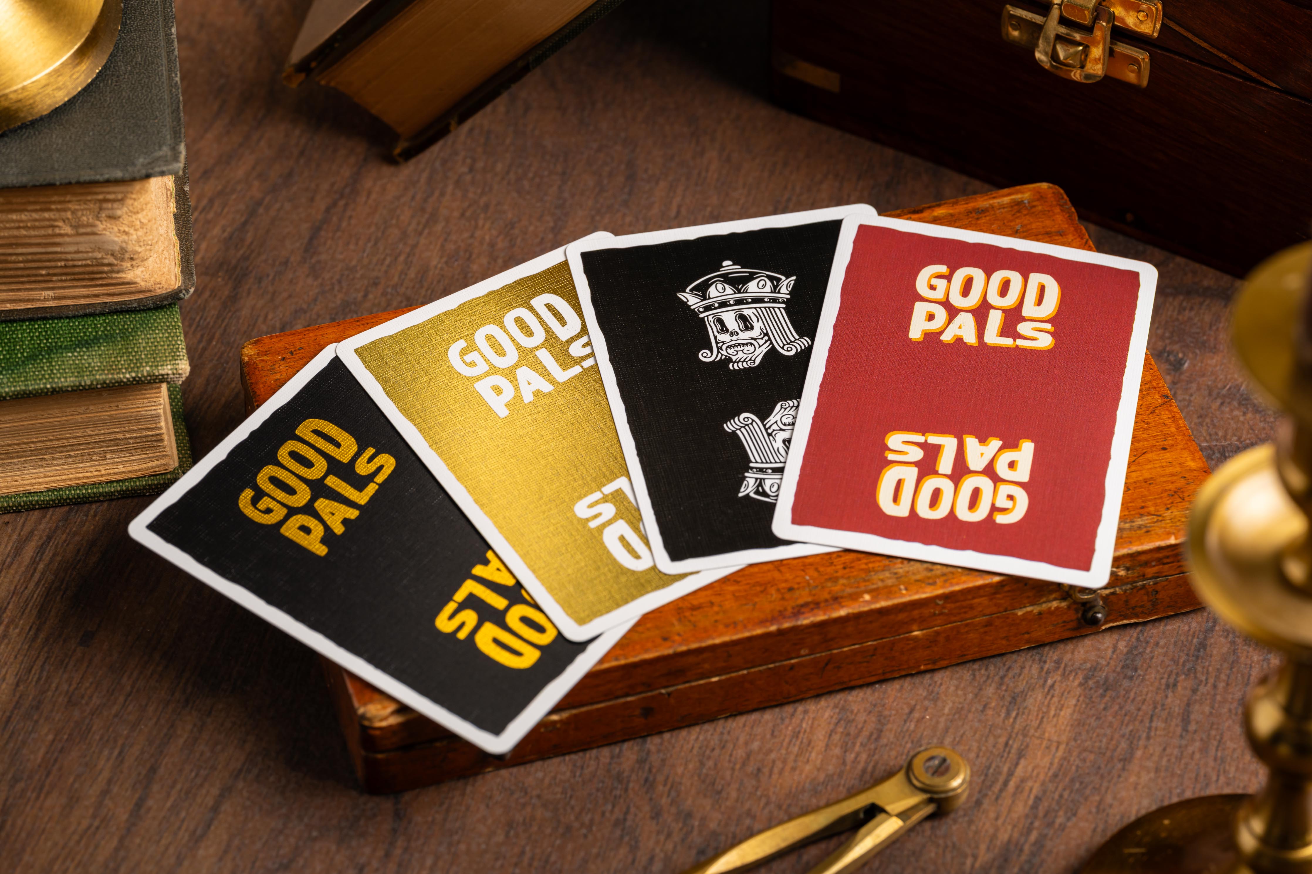 Good Pals Logo Playing Cards - Gold Foiled Private Reserve