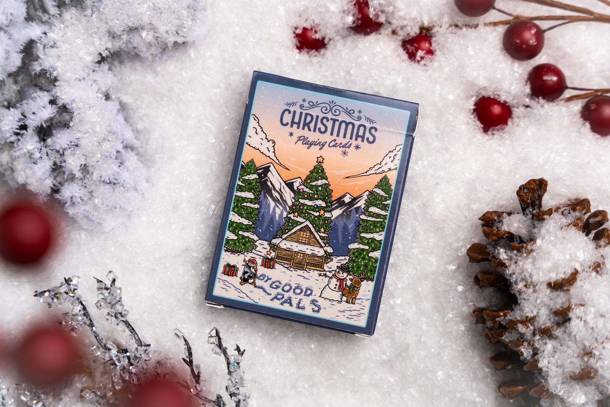 Good Pals Christmas Playing Cards - Snow Globe Edition