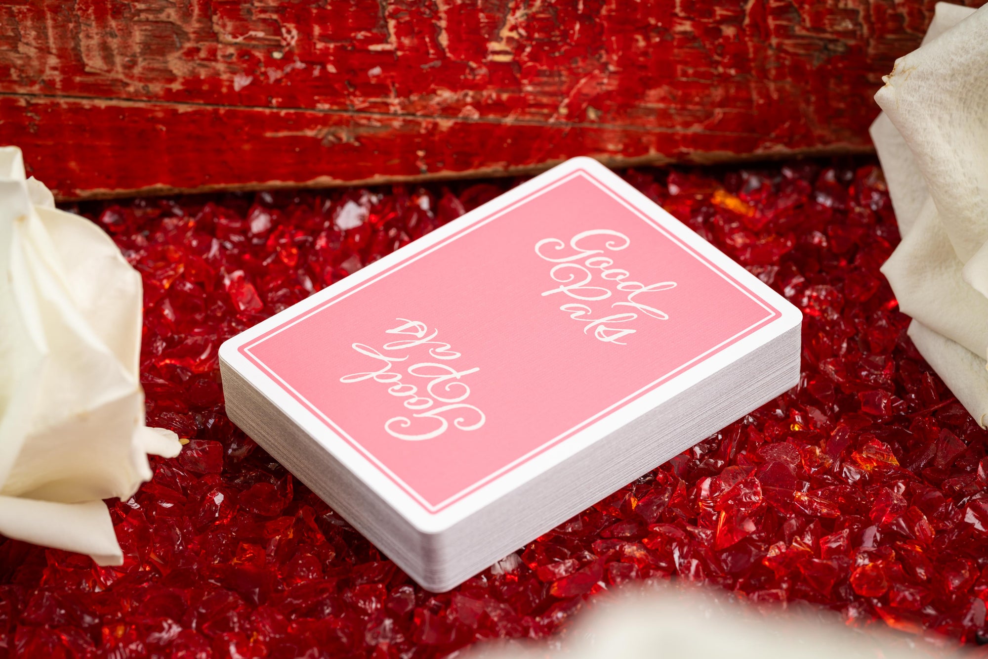Good Pals Valentine's Playing Cards - Pink Edition