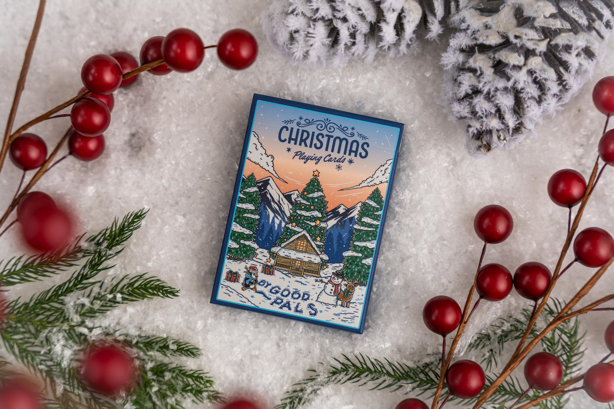 Good Pals Christmas Playing Cards - Snow Globe Edition