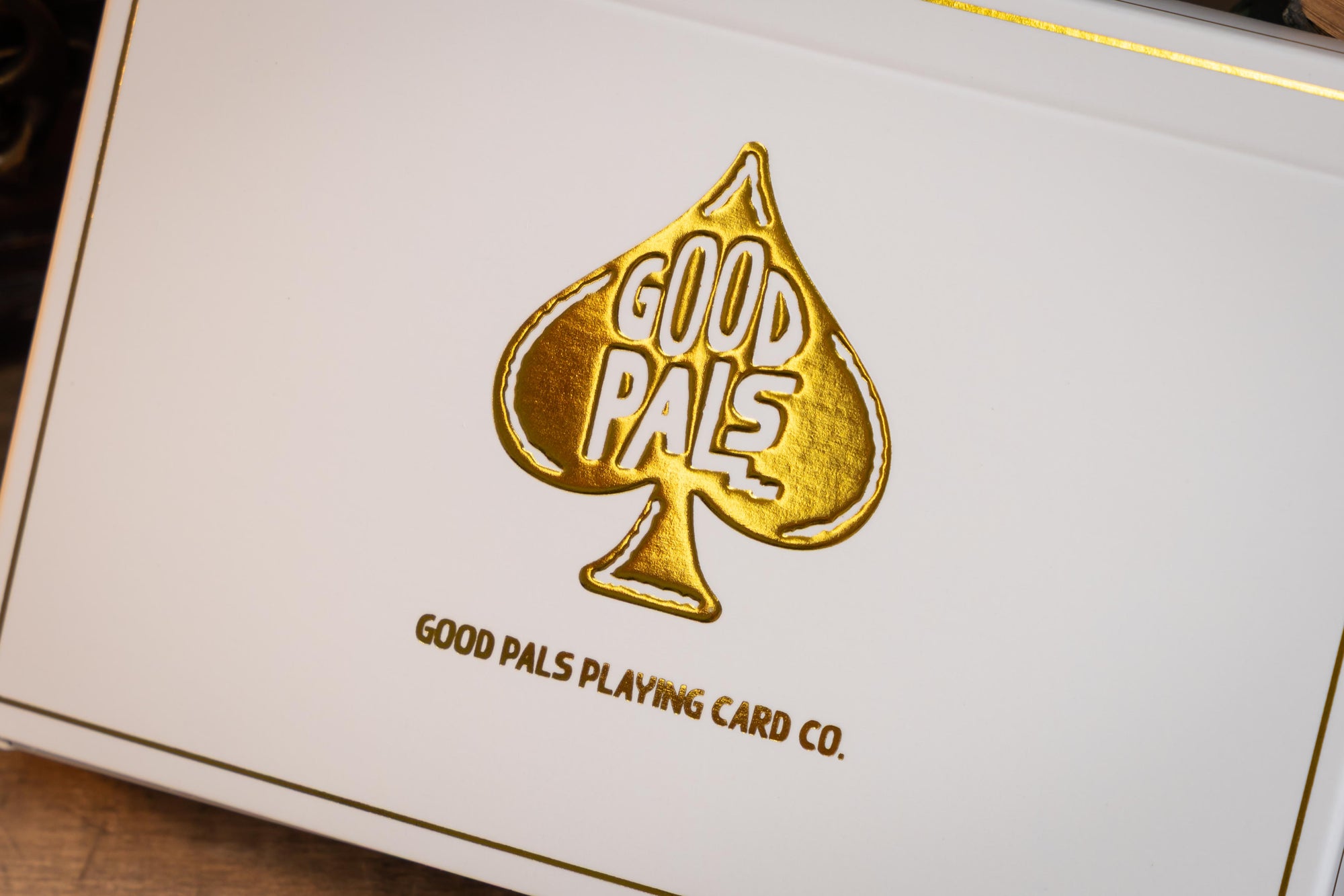 Good Pals 2 Deck Storage Box (Gold Foiled)