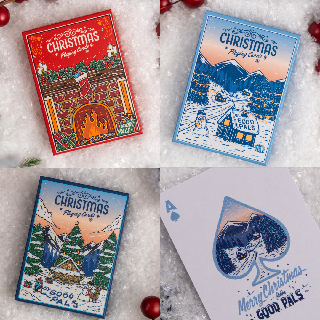 Good Pals Christmas Playing Cards